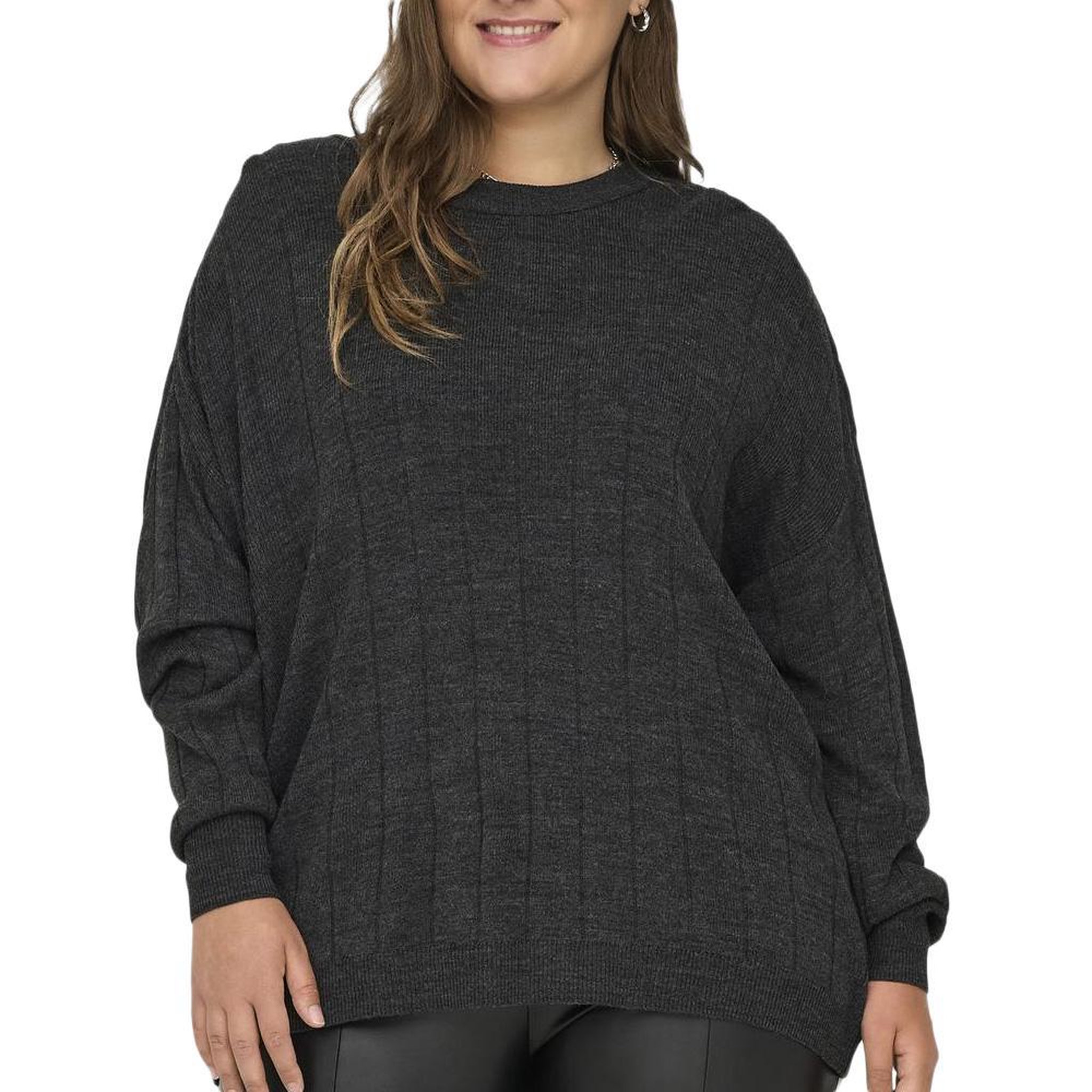 Voir la diapositive 1 : Only Pull Gris Femme Only Carmakoma Tess