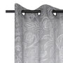 Voir la diapositive 2 : Lovely Casa Voilage à œillets 140x260 cm Jeannette gris