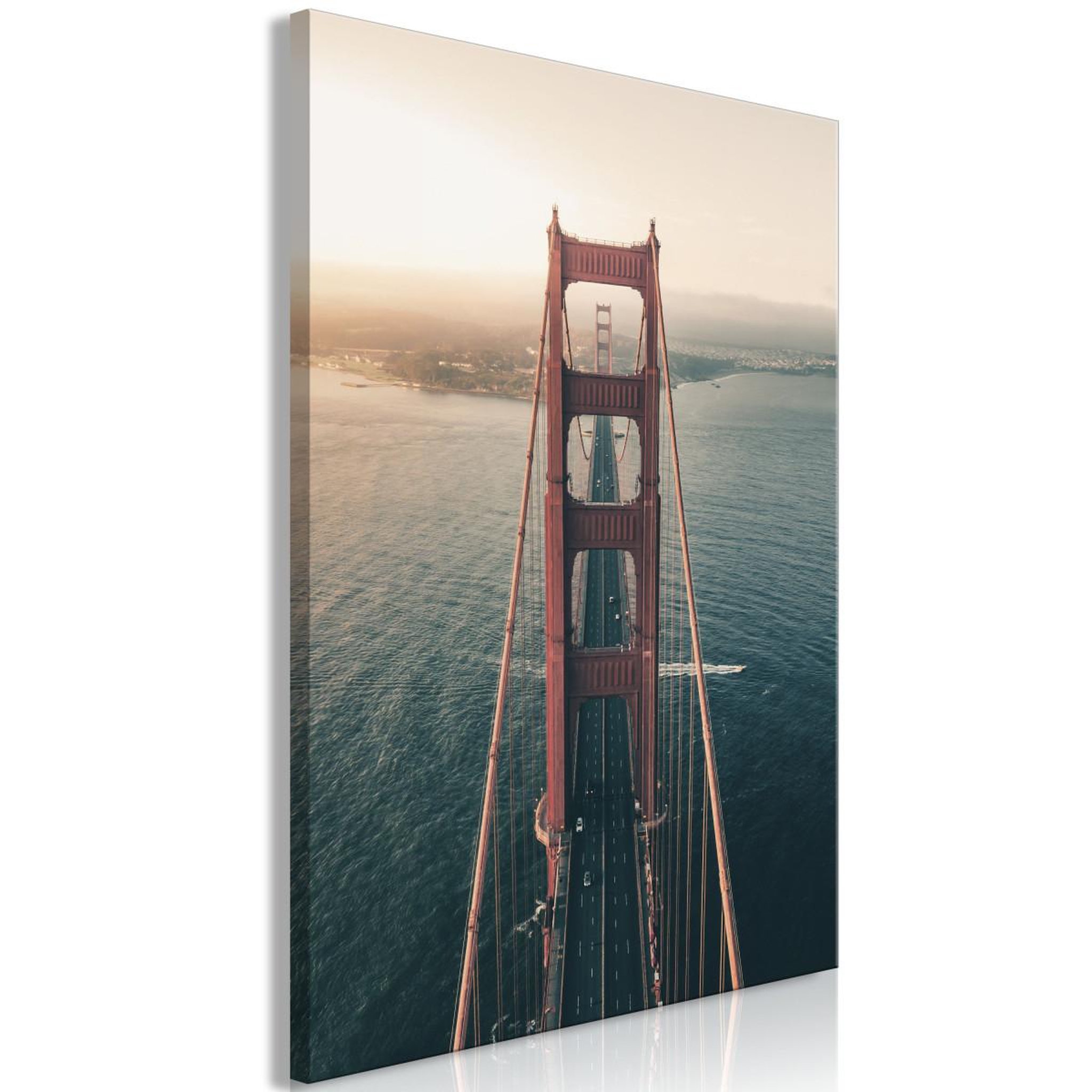 Paris Prix Tableau imprimé  golden gate bridge. Coloris disponibles : Multicolore