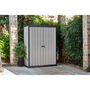 Voir la diapositive 3 : Armoire de jardin résine aspect bois - 1400 L - HIGH STORE