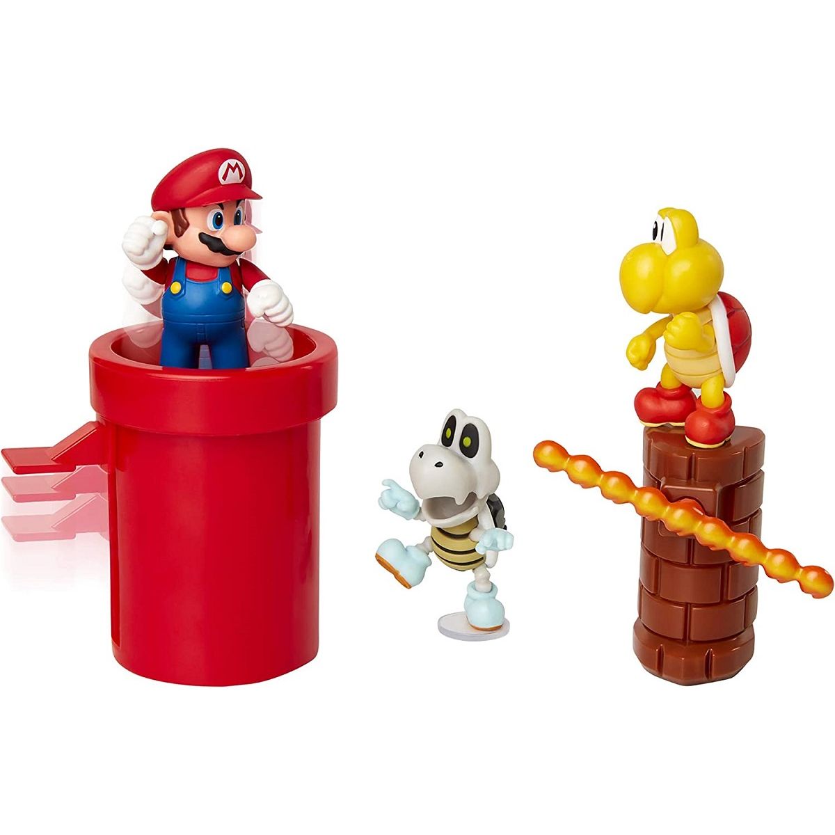 JAKKS PACIFIC Set Diorama Super Mario 5 Figurines