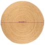 Voir la diapositive 6 : VIDAXL Tapis jute tresse 240 cm Rond