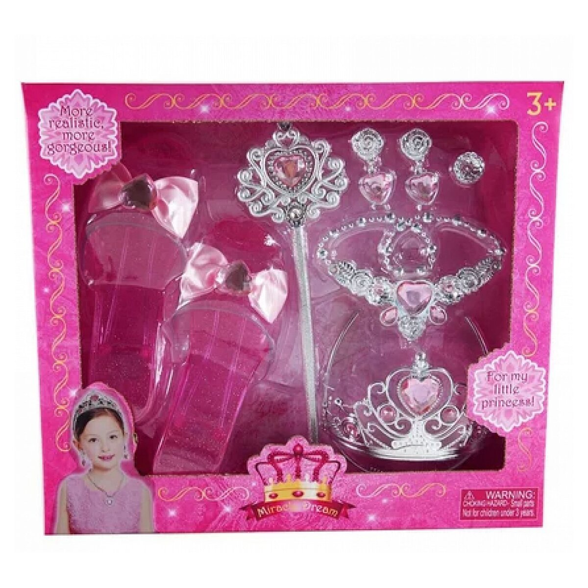 Kit accessoires princesse rose fille - Taille Unique - Cdiscount Jeux -  Jouets