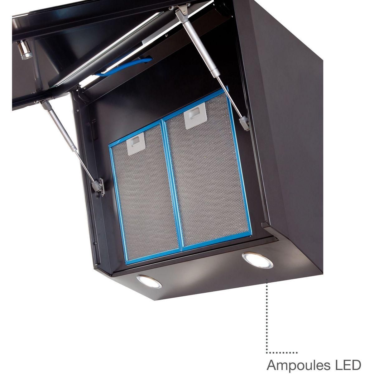 ESSENTIEL B Hotte décorative murale inclinée EHDD 914ni