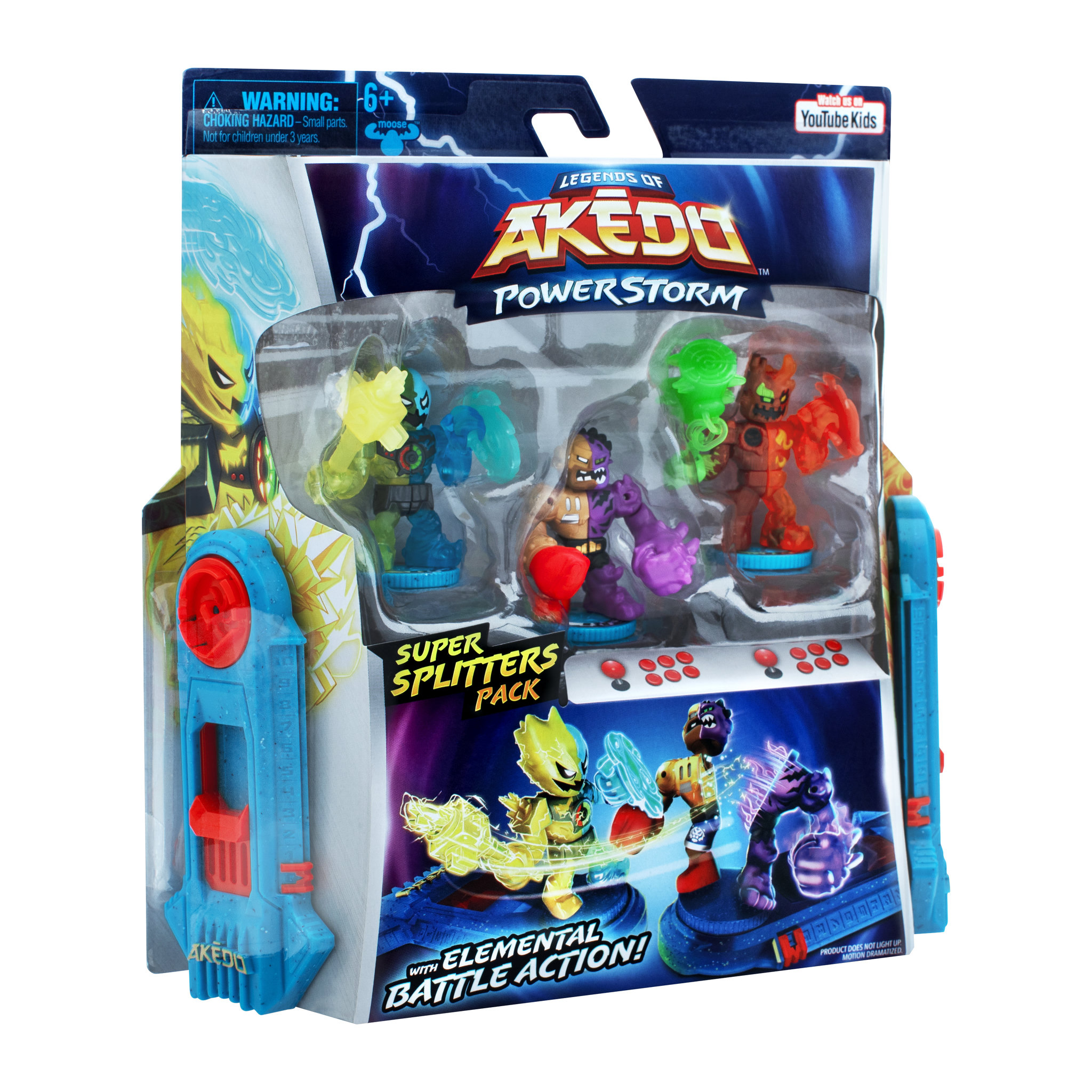Voir la diapositive 2 : MOOSE TOYS Pack Entraînement Akedo PowerStorm Kick Attack