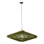 Paris Prix Lampe Suspension en Jute  Dollie  93cm Vert