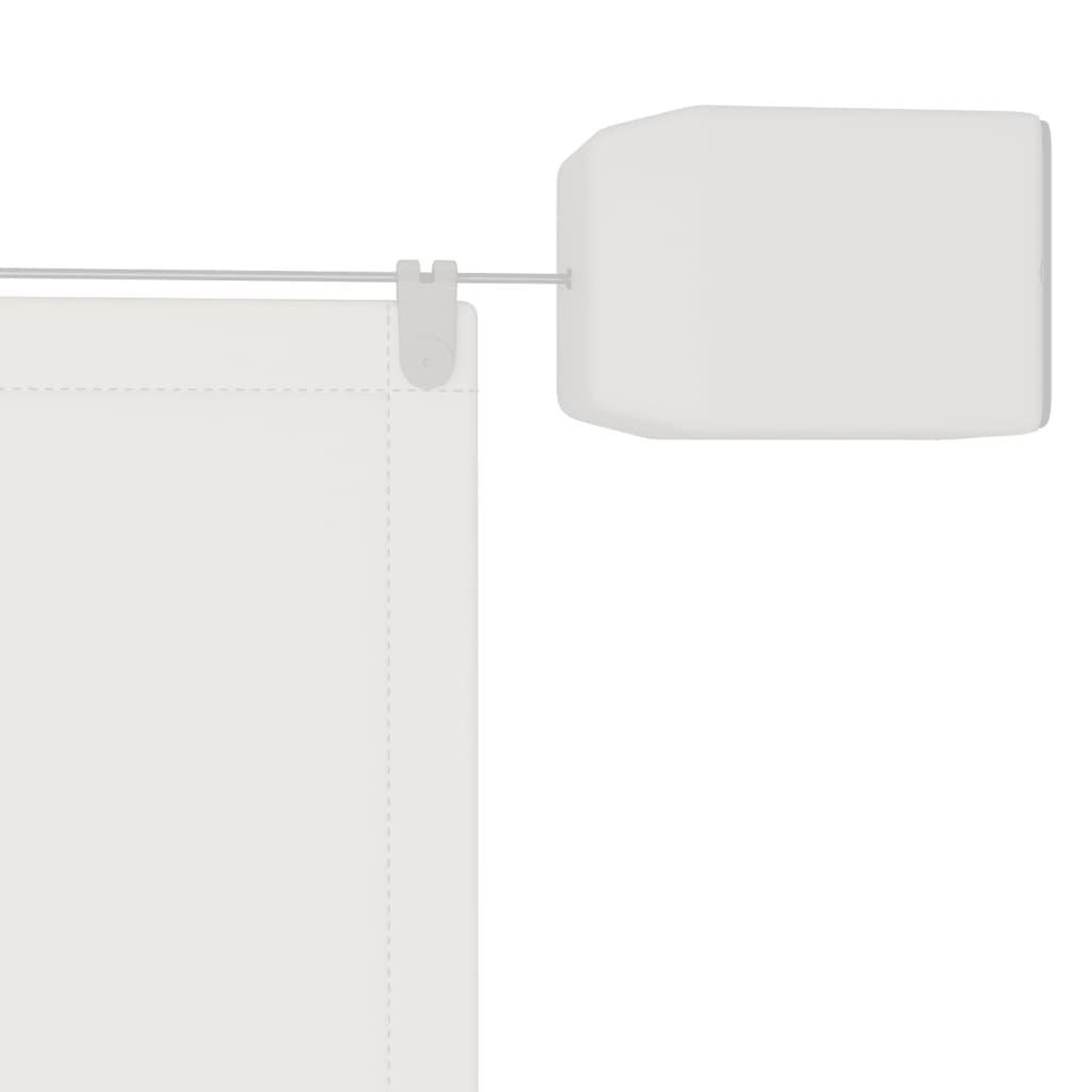 Voir la diapositive 5 : VIDAXL Auvent vertical Blanc 140x1200 cm Tissu oxford