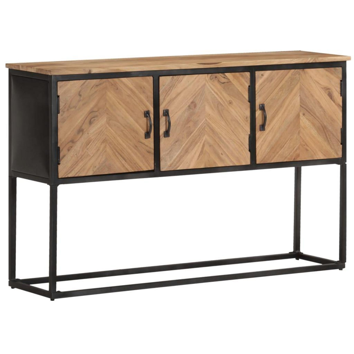 VIDAXL Buffet 120x30x75 cm Bois d'acacia solide