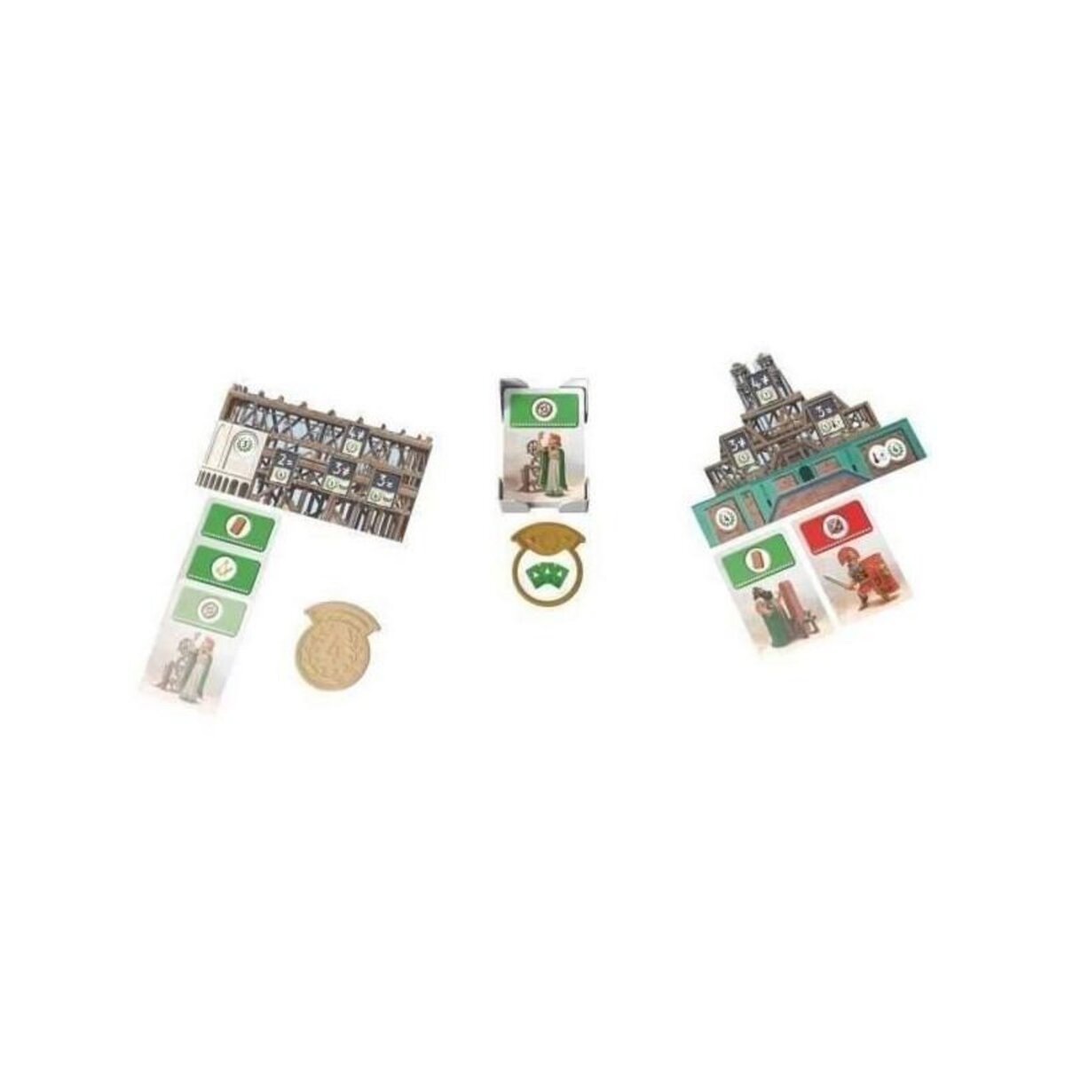 Asmodee 7 WONDERS ARCHITECTS – MEDALS (EXT), Papeterie Papeterie