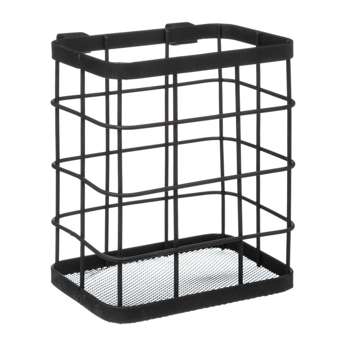 FIVE Organisateur d'évier avec égouttoir sur 2 niveaux en Fer - Noir