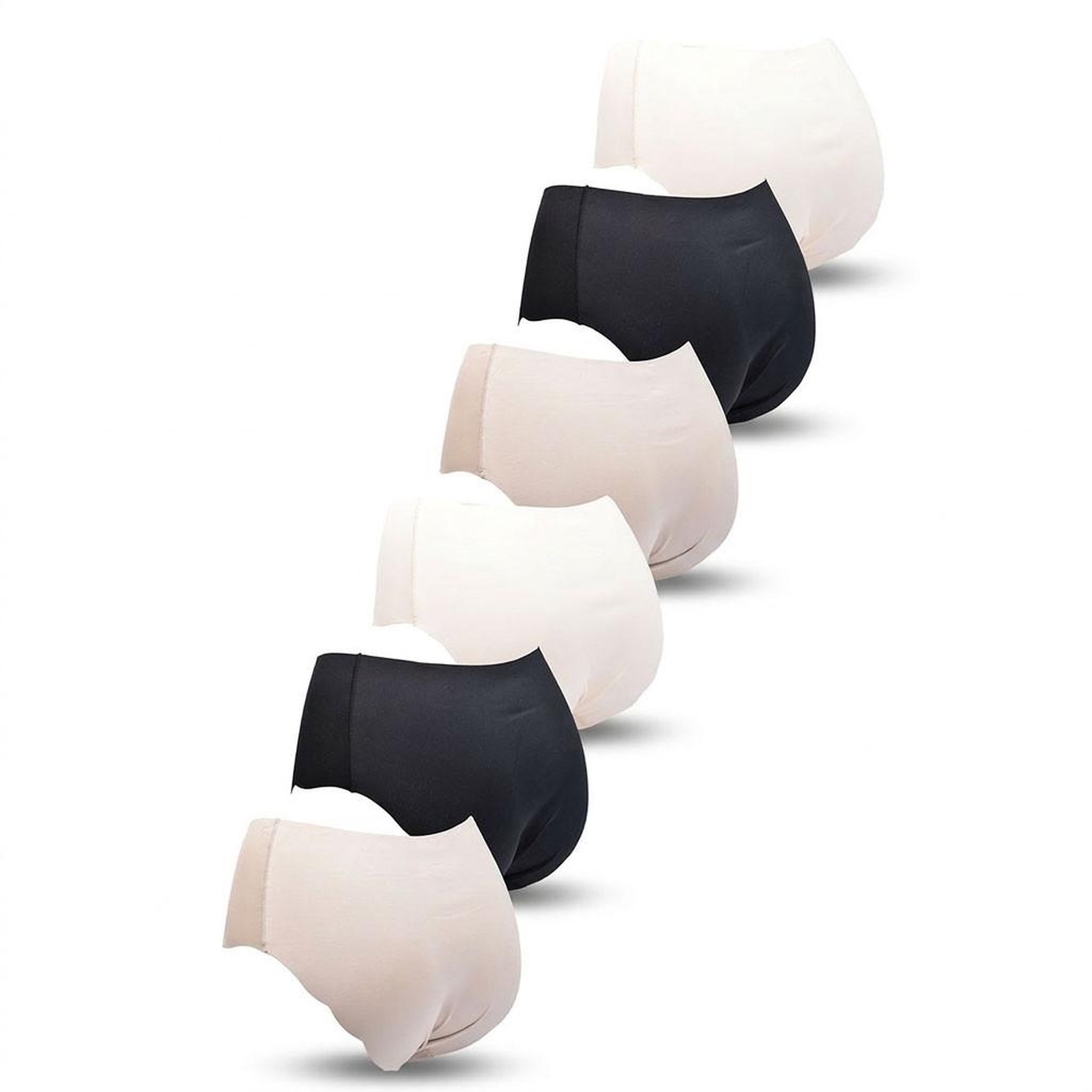 Voir la diapositive 3 : OZABI OZABI Pack de Culottes Femme Gainantes Invisibles Dentelle et Laser – Lot de 6