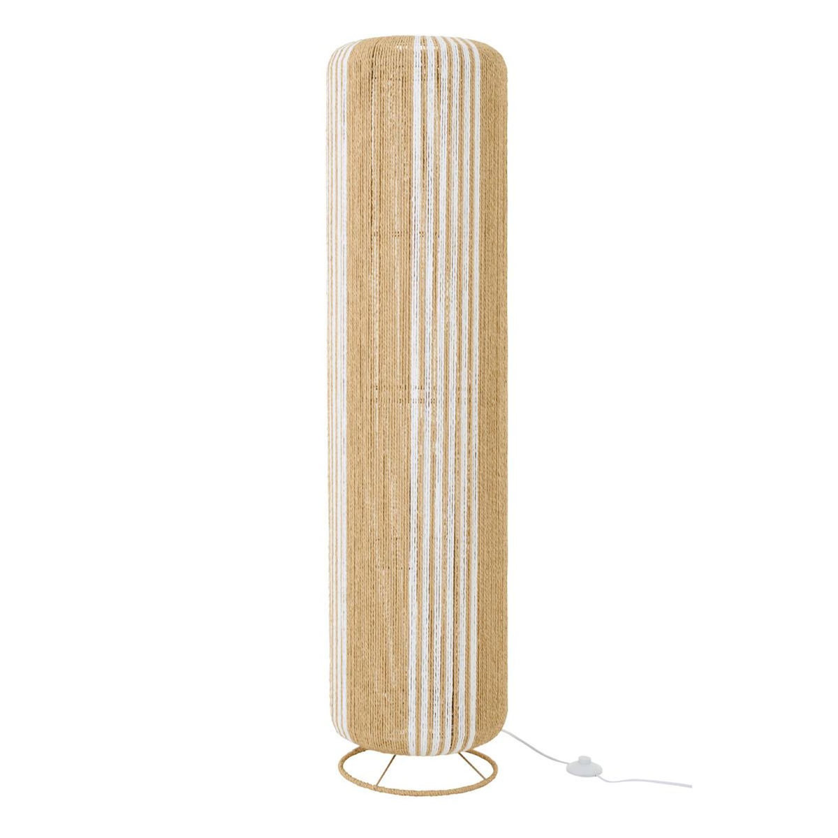 Paris Prix Lampadaire Corde  Chase  138cm Blanc & Naturel