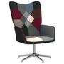 Voir la diapositive 5 : VIDAXL Chaise de relaxation avec tabouret Patchwork Tissu