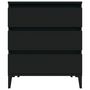 Voir la diapositive 5 : VIDAXL Buffet Noir 60x35x70 cm Bois d'ingenierie