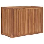 VIDAXL Lit sureleve 100x50x70 cm Bois de teck solide