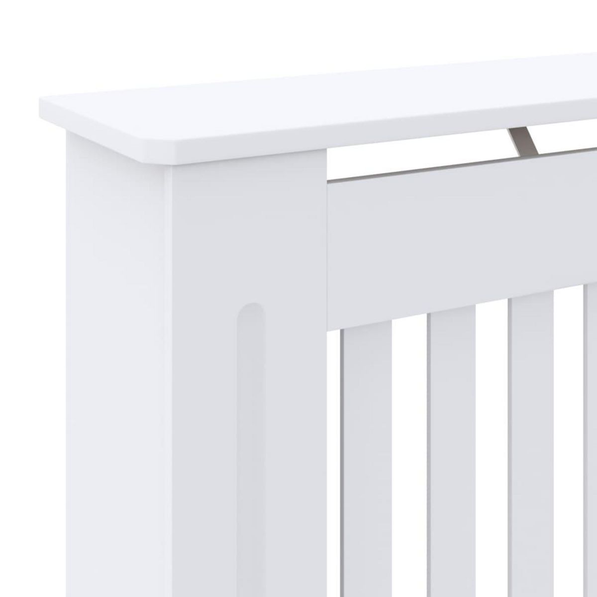 VIDAXL Cache-radiateur MDF Blanc 78 cm