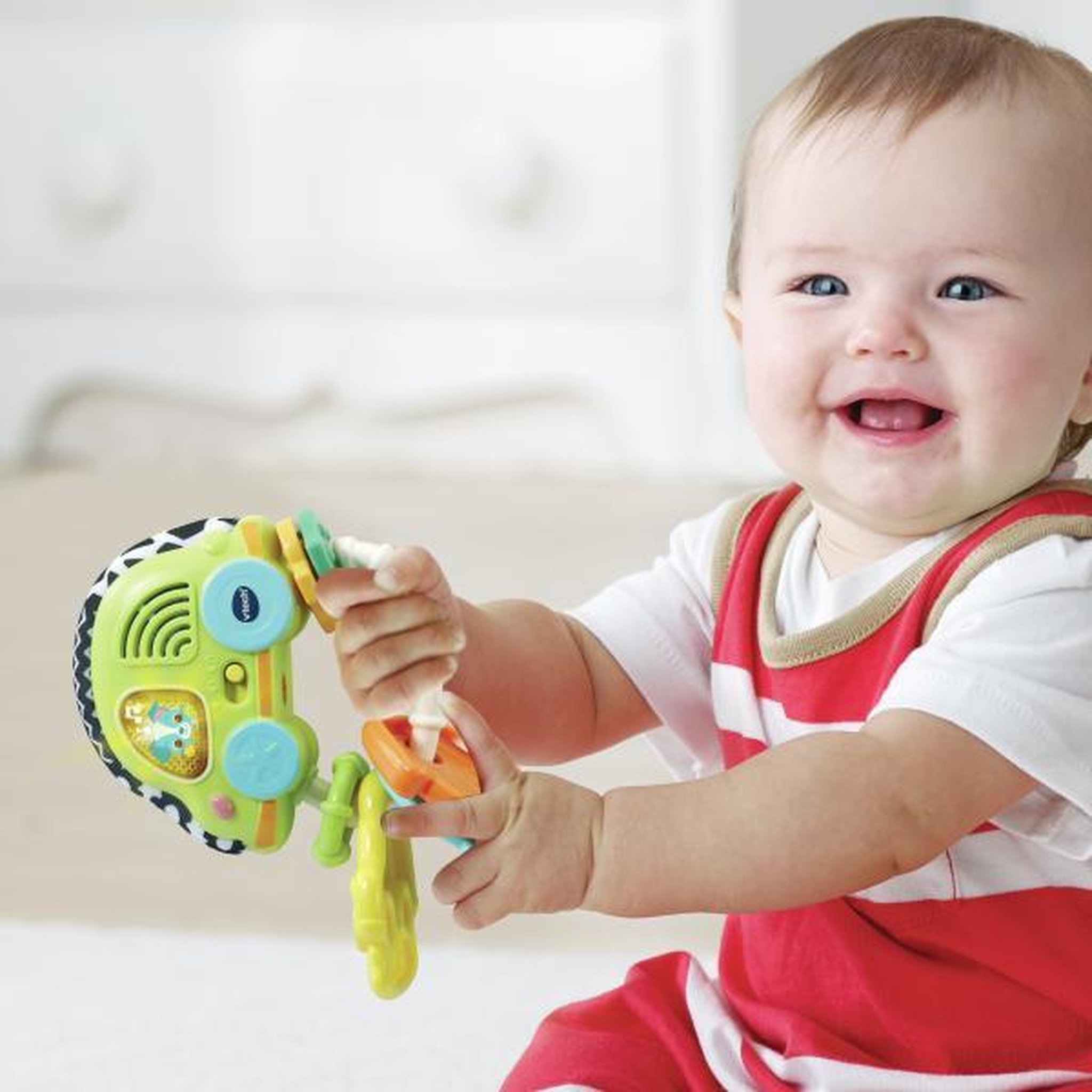 Voir la diapositive 3 : VTECH BABY Hochet Sensoriel Clés Magiques Vtech Baby en bioplastique