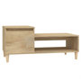 Voir la diapositive 2 : VIDAXL Table basse Chene sonoma 100x50x45 cm Bois d'ingenierie