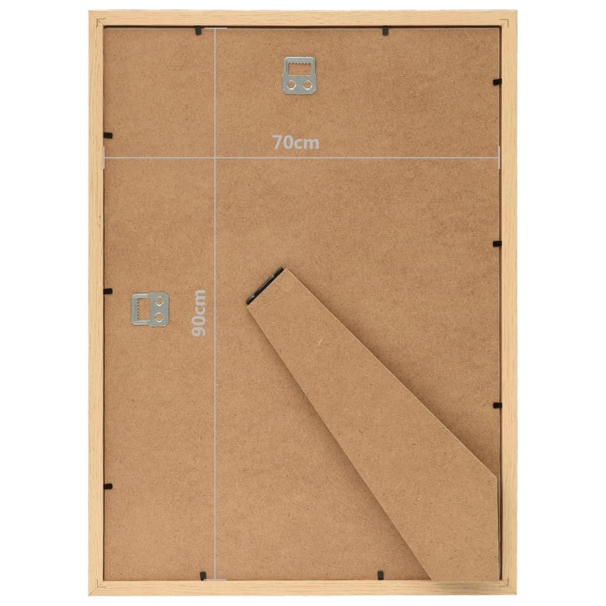 Voir la diapositive 6 : VIDAXL Collage de cadres photo 5 pcs de mur table Chene clair 70x90 cm