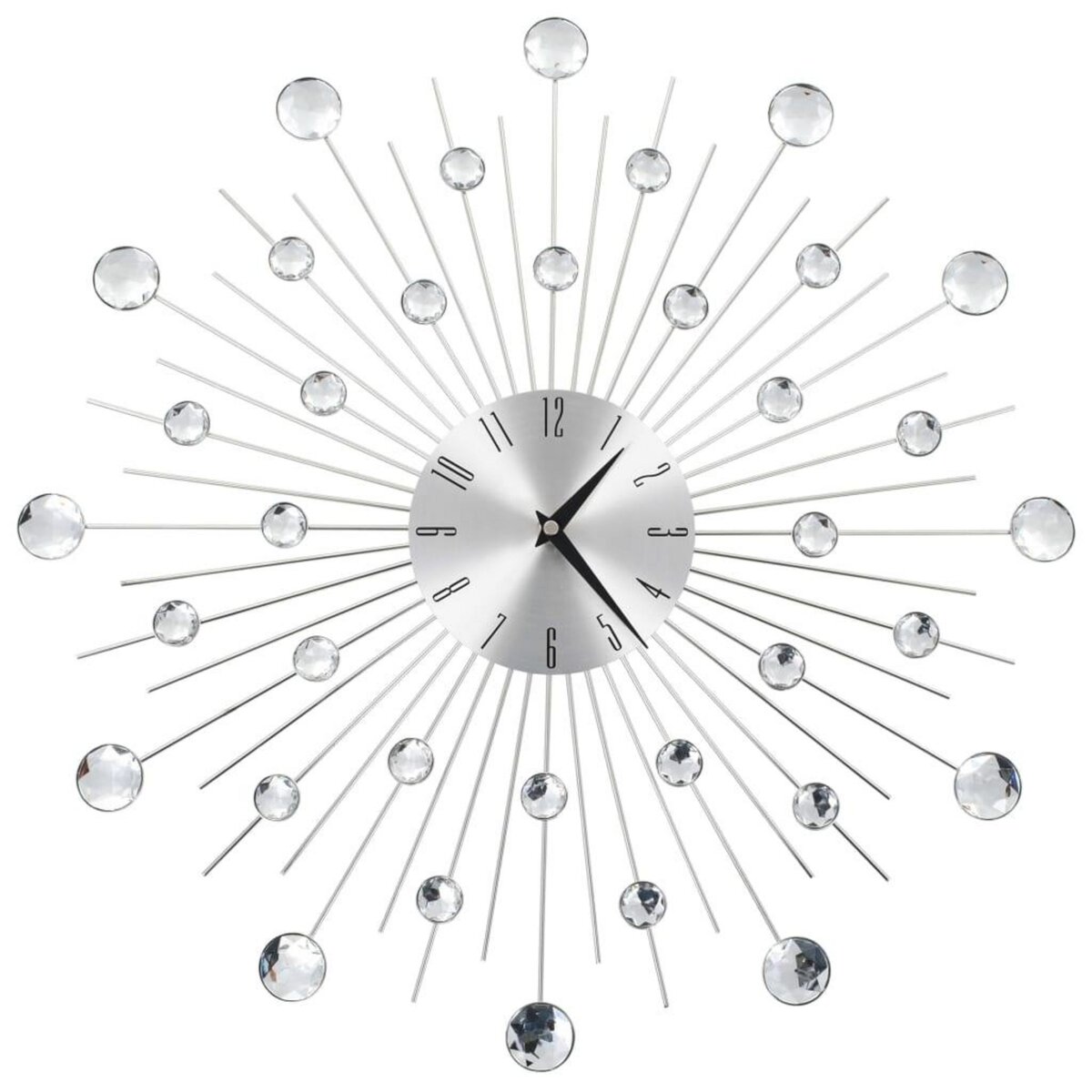 VIDAXL Horloge murale avec mouvement a quartz Design moderne 50 cm