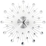 VIDAXL Horloge murale avec mouvement a quartz Design moderne 50 cm