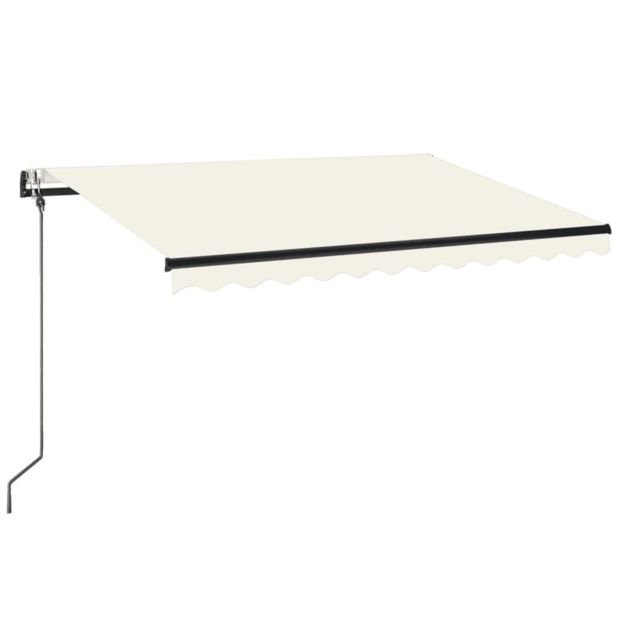 Voir la diapositive 2 : VIDAXL Auvent automatique avec capteur de vent et LED 350x250 cm Creme