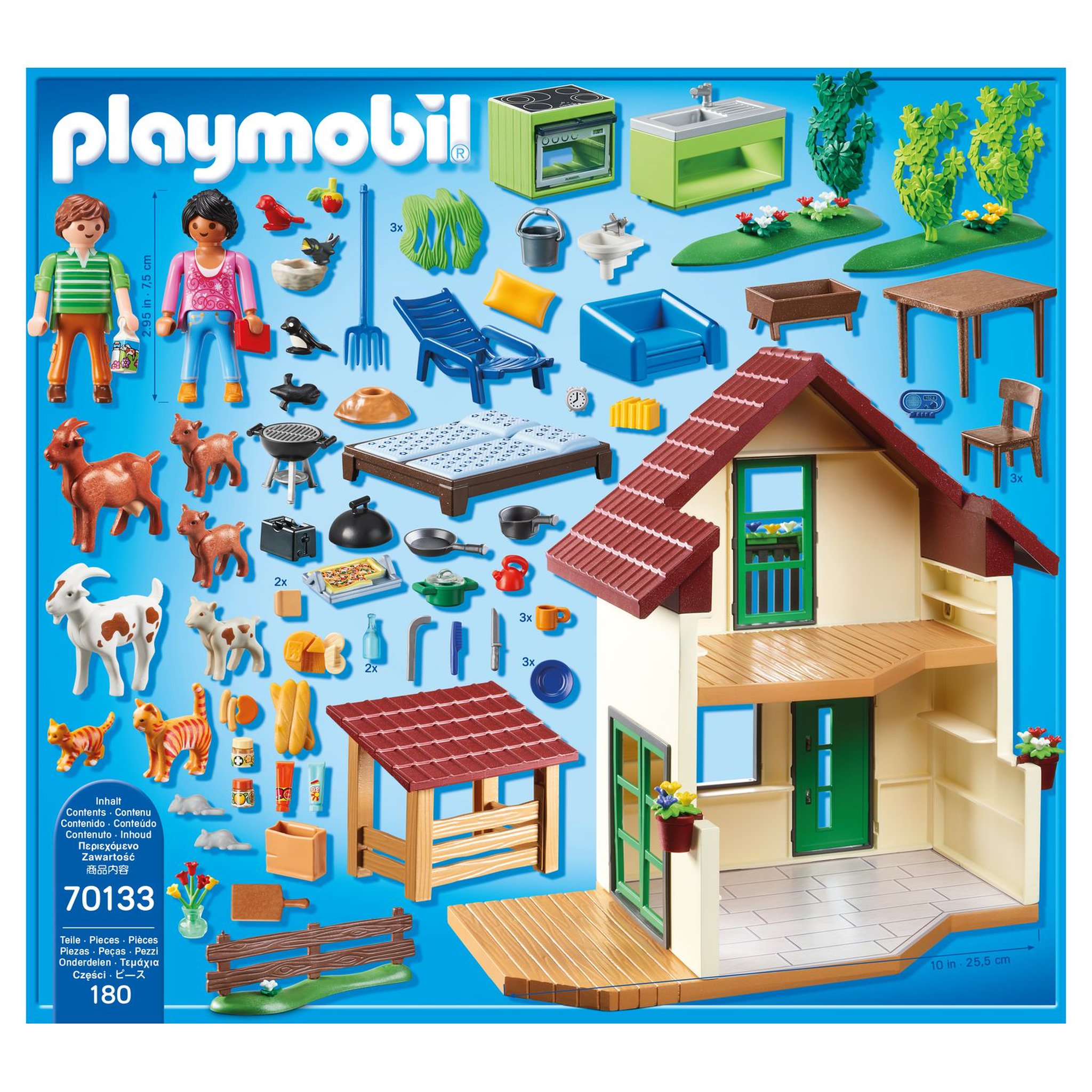 Voir la diapositive 6 : PLAYMOBIL 70133 - Country - Maisonnette des fermiers