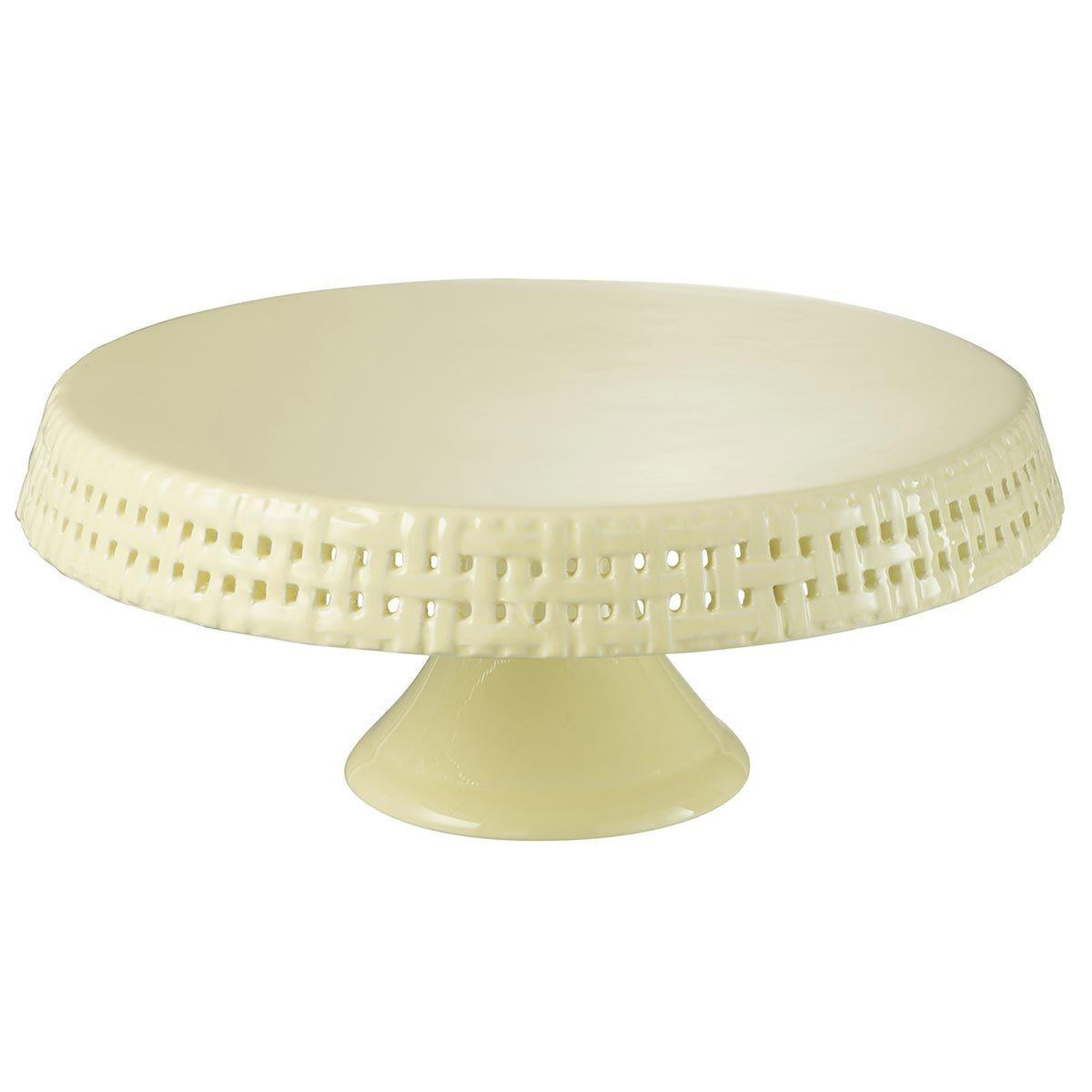 Voir la diapositive 1 : J-LINE Plat à tarte en céramique  vercer  34cm jaune