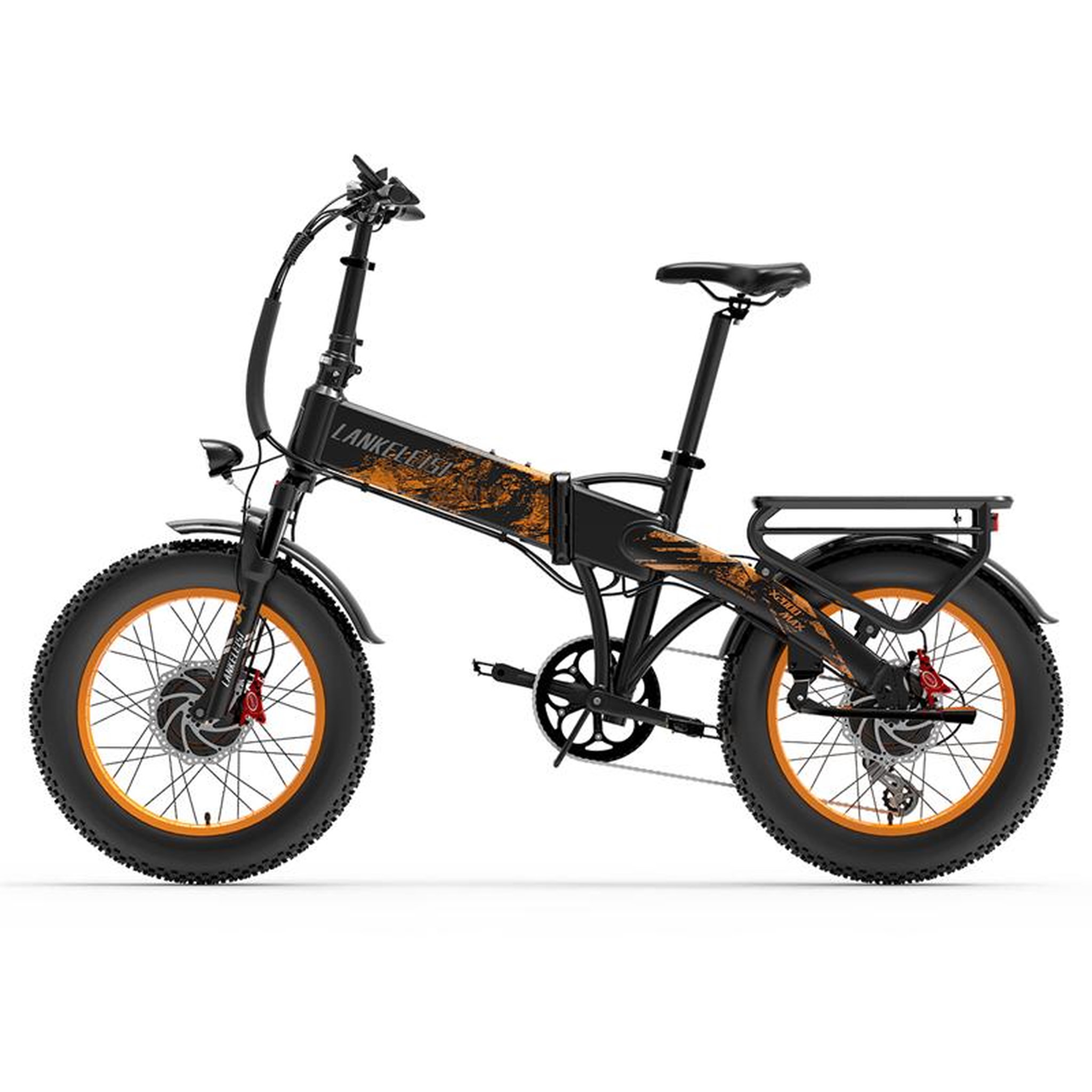 Voir la diapositive 3 : LANKELEISI Vélo électrique pliable LANKELEISI X2000 MAX