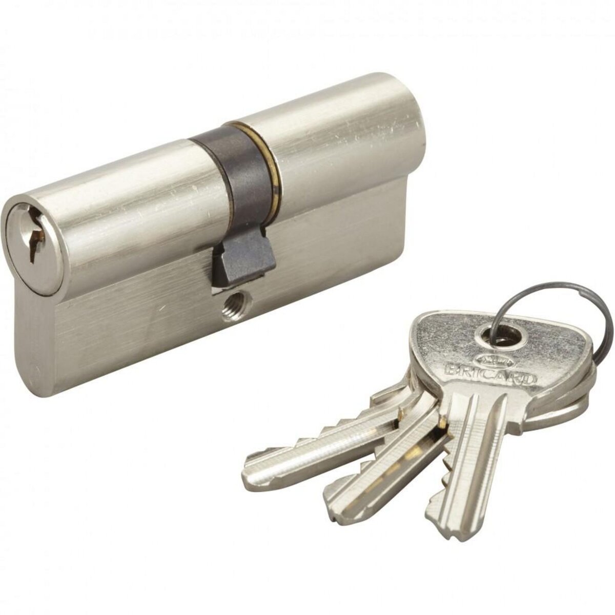CENTRALE BRICO Cylindre de serrure BRICARD alpha L.35 + 35 mm