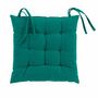 Voir la diapositive 2 : Paris Prix Coussin de Chaise  Mistral  40x40cm Émeraude