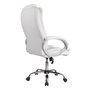Voir la diapositive 3 : VS VENTA-STOCK Chaise de Bureau Karen Elevable et Fauteuil inclinable en Simili Cuir Blanc