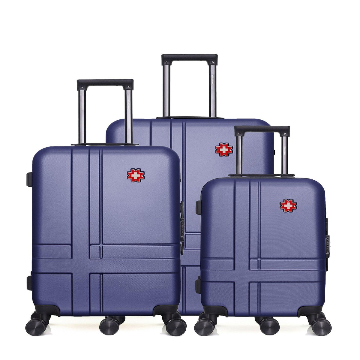 SWISS KOPPER SWISS KOPPER  -  Lot de 3  -  Valise grand format, valise weekend et valise cabine USTER