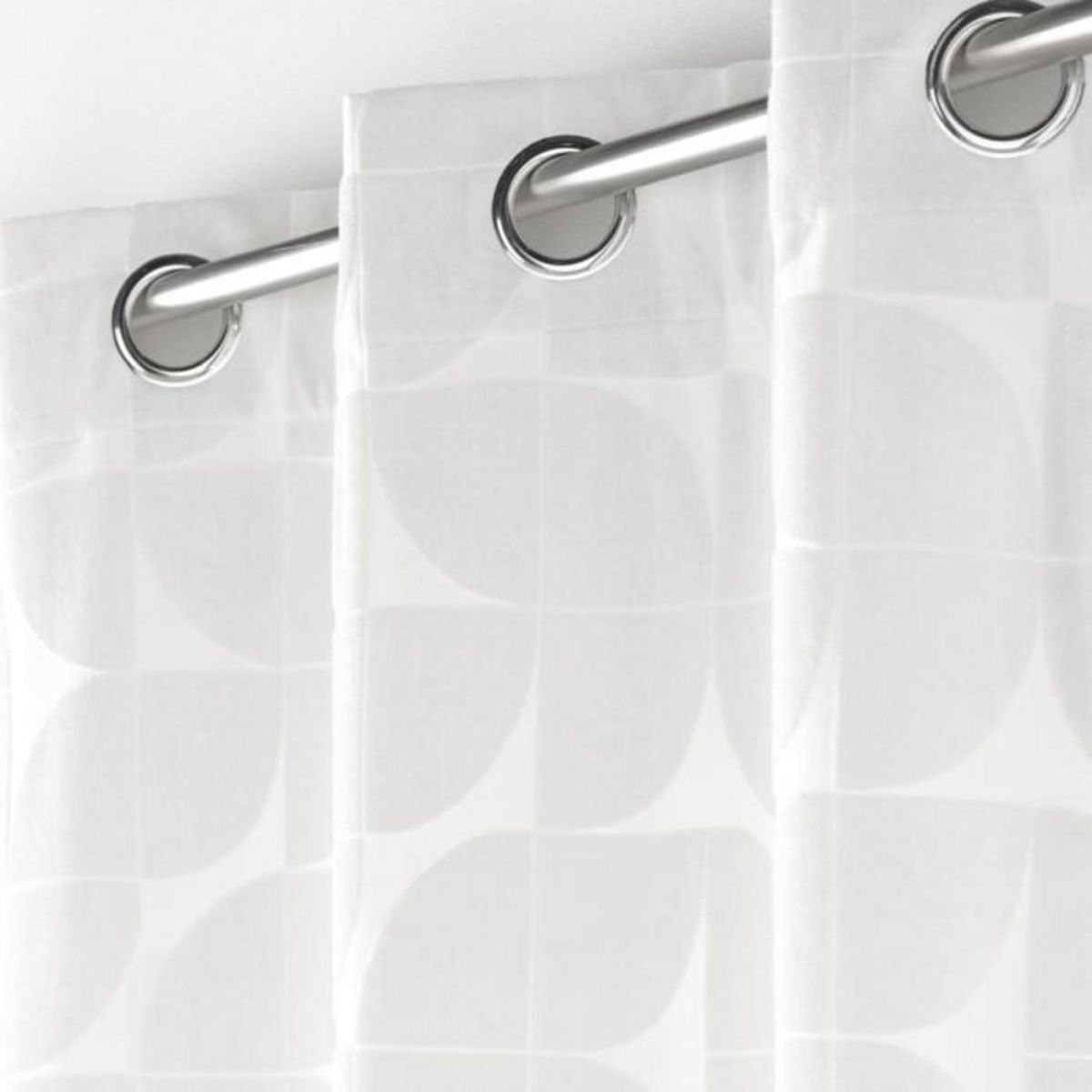 Paris Prix Rideau à Œillets en Velours  Geolia  135x260cm Blanc