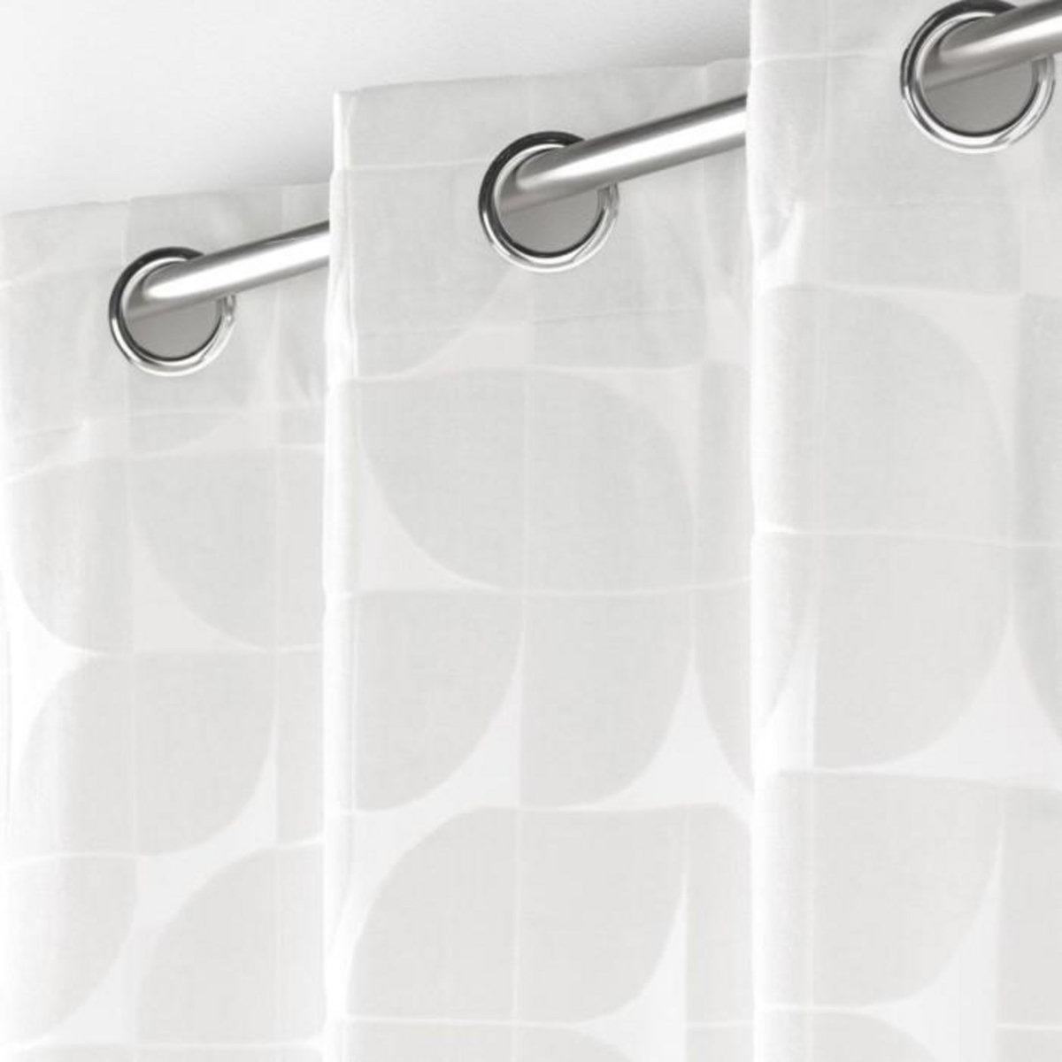 Paris Prix Rideau à Œillets en Velours  Geolia  135x260cm Blanc