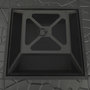 Voir la diapositive 5 : VIDAXL Foyer avec tisonnier 79x79x46,5 cm XXL acier