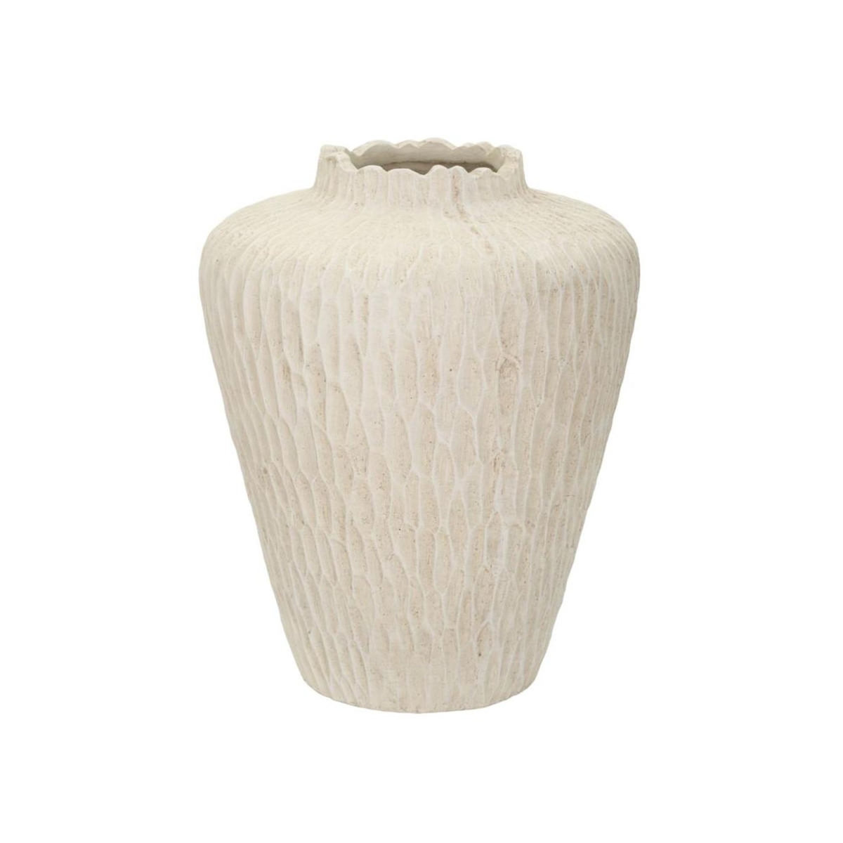 Paris Prix Vase Design  Shade  40cm Crème