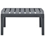Voir la diapositive 2 : VIDAXL Table de jardin Anthracite 78x55x38 cm Plastique