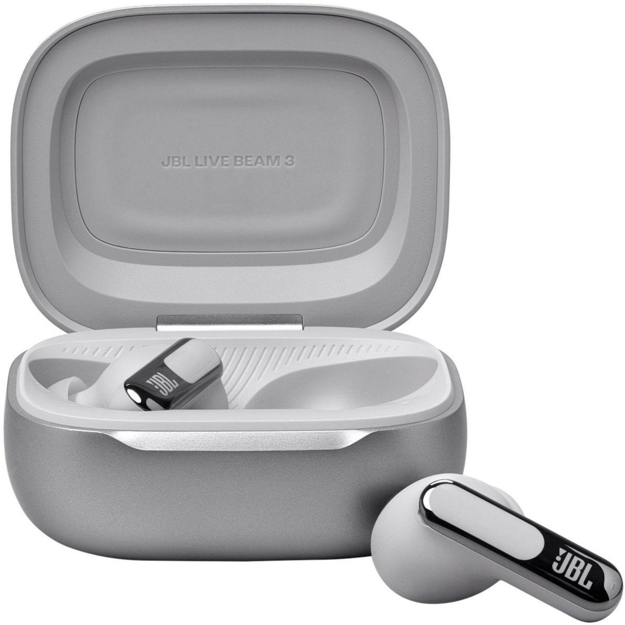 Voir la diapositive 2 : JBL Ecouteurs Live Beam 3 Argent