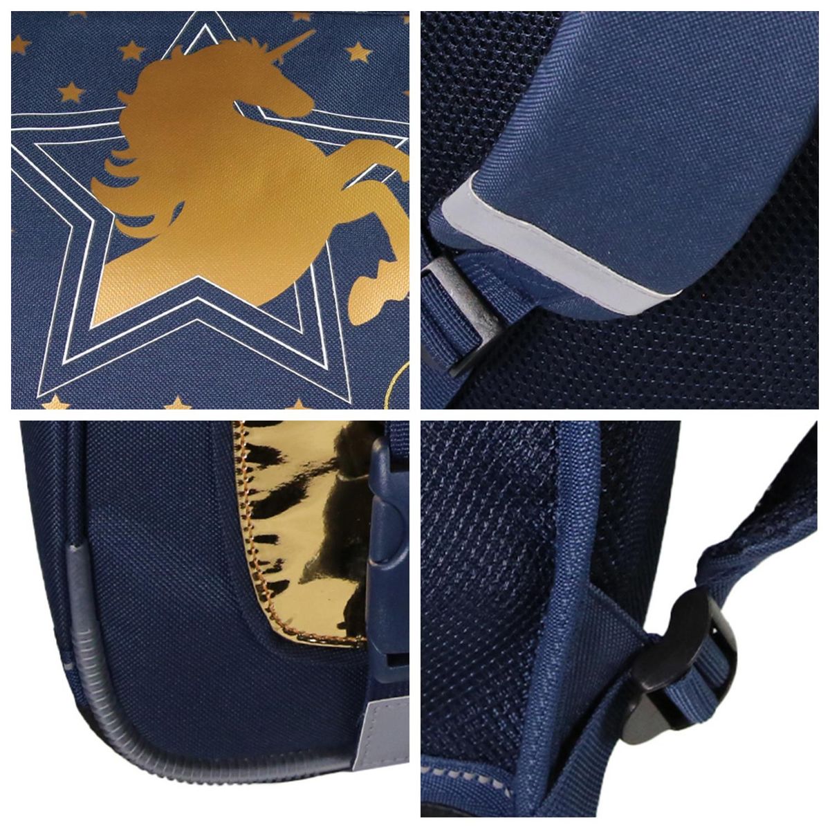 Bagtrotter Cartable Scolaire Primaire 38cm Cybel Bleu Marine  2 Compartiments - Bagtrotter