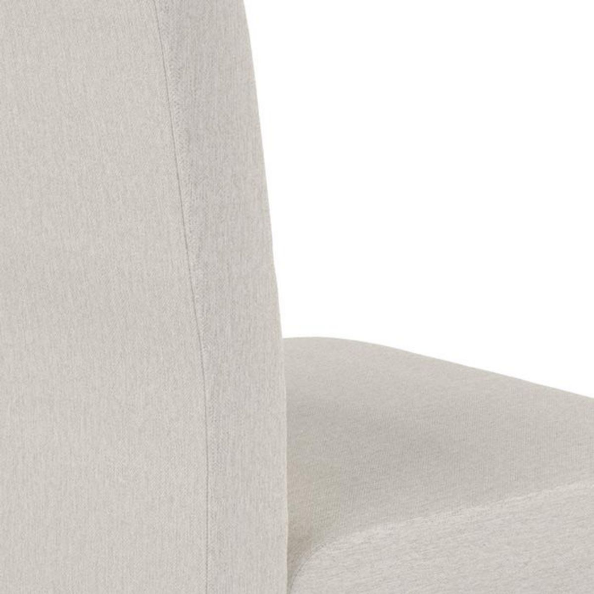 Rendez vous déco Lot de 2 chaises en tissu gris foncé et pieds en bois d'hévéa - Havane