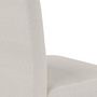 Voir la diapositive 6 : Rendez vous déco Lot de 2 chaises en tissu gris foncé et pieds en bois d'hévéa - Havane