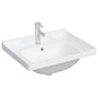 Voir la diapositive 3 : VIDAXL Evier de salle de bain blanc 61x48x23cm rectangulaire ceramique