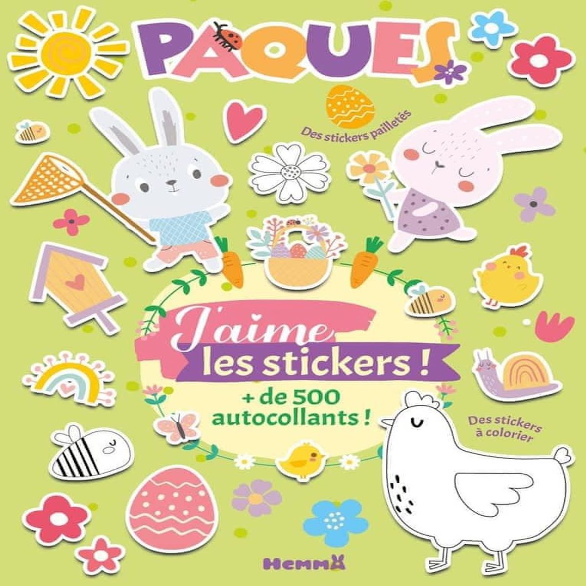 PAQUES. + DE 500 AUTOCOLLANTS ! DES STICKERS PAILLETES, DES STICKERS A ...