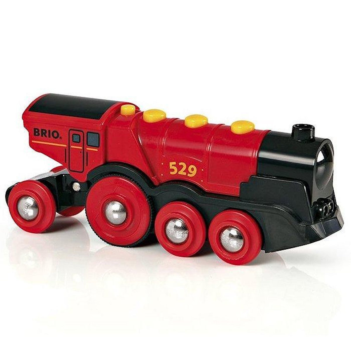 Brio Train Brio : Locomotive rouge puissante à piles
