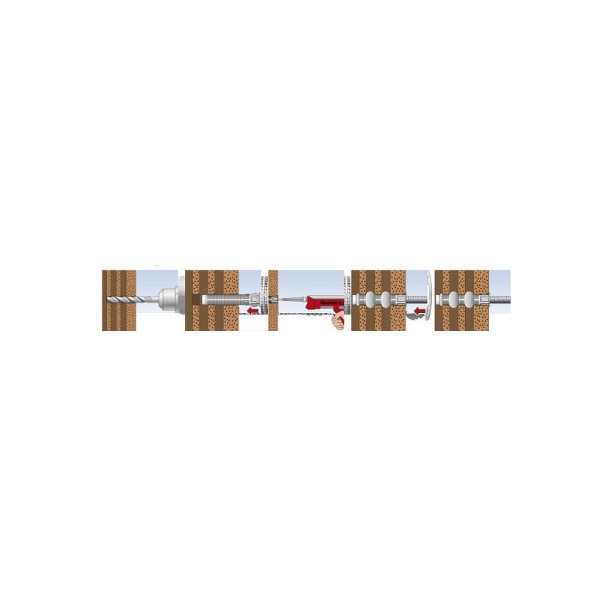 Voir la diapositive 3 : Fischer Tamis d'injection 20x85 fischer - 20 pcs - 96342