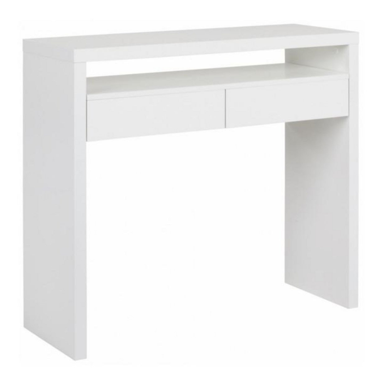 Paris Prix Bureau Extensible 1 Tiroir  Azort  100cm Blanc