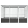 Voir la diapositive 3 : VIDAXL Cage a oiseaux Anthracite 302,5x324,5x211,5 cm Acier galvanise