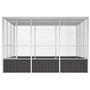 Voir la diapositive 3 : VIDAXL Cage a oiseaux Anthracite 302,5x324,5x211,5 cm Acier galvanise