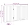 Voir la diapositive 6 : VIDAXL Barriere pour chien pliable 3 panneaux 150 cm bois sapin massif
